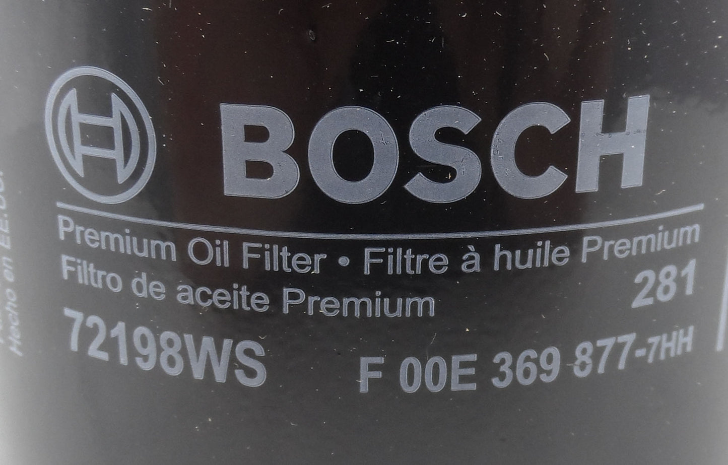 Bosch Original Oil Filter 72198WS Fits A4, A4Avanti A6 A6 Avanti V/W Passat