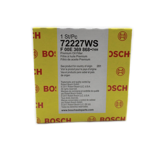 Bosch Original Oil Filter 72227WS Fits Chrysler Dodge Ford Crown Victoria