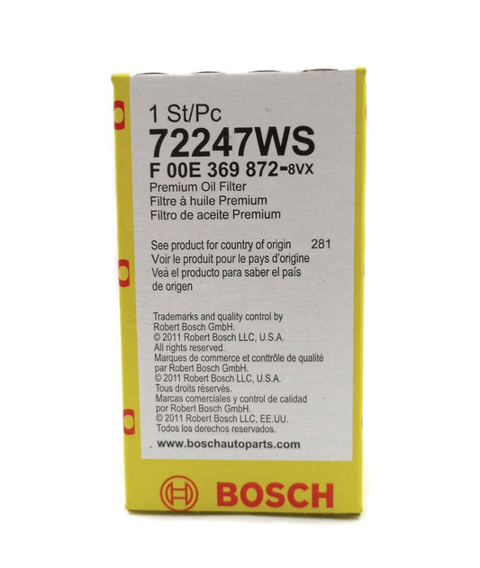 Bosch Original Oil Filter 72247WS Fits Cadillac CTS SRX Camaro Firebird