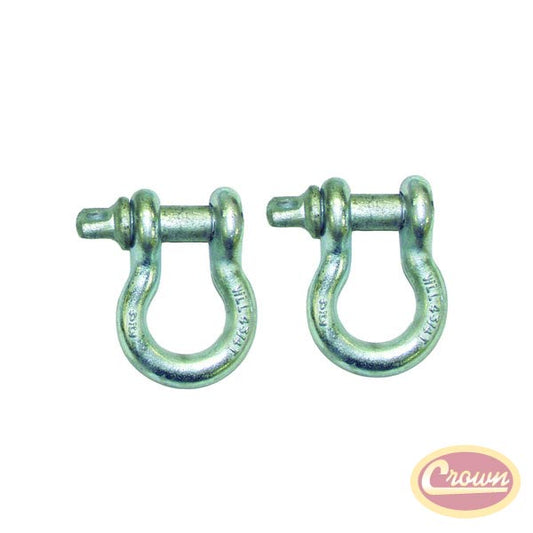 Set of 2 D-Rings - Crown# RT33005