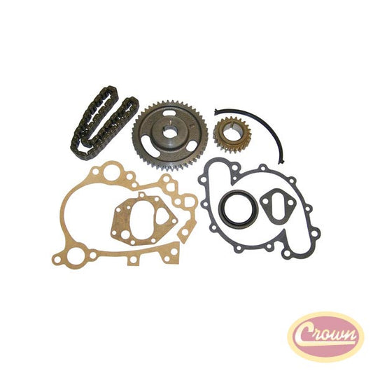 Crown Jeep Timing Kits71-86 V8 304 360 401 5/8"3185270K Chain Sprockets Gaskets