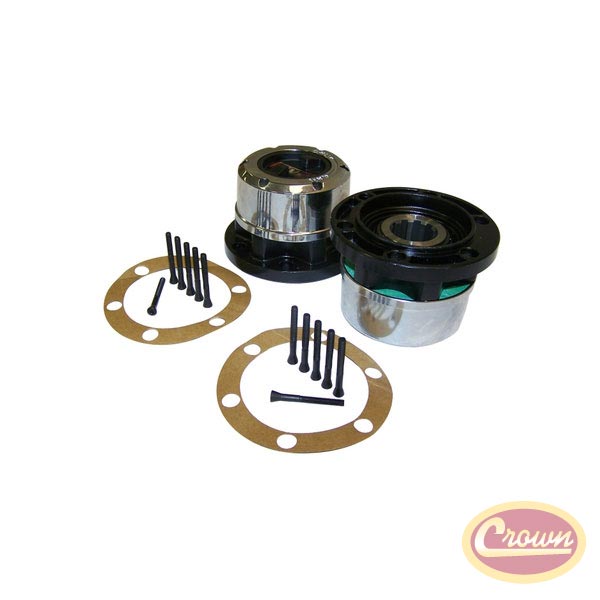 Manual Locking Hub Set - Crown# 400501