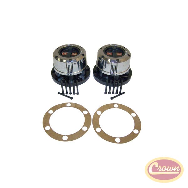 Manual Locking Hub Set - Crown# 400502