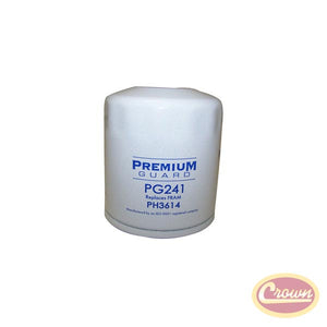 Oil Filter- Crown# 4105409 Fits 04-05 Wrangler w/2.4L 02-04 Liberty w/2.4L