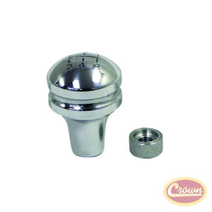 Shift Knob, Aluminum (Wrangler 5-Spd) - Crown# RT24008