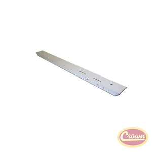 FRONT BUMPER OVERLAY, STAINLESS - Crown# RT34024