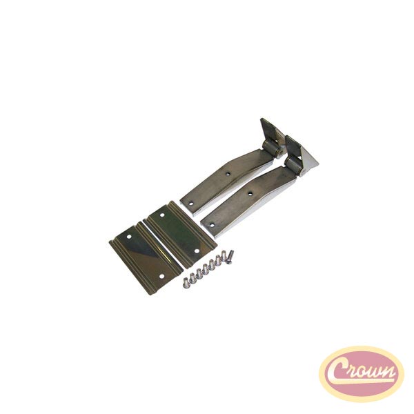 Tailgate Hinges (Stainless) - Crown# RT34065