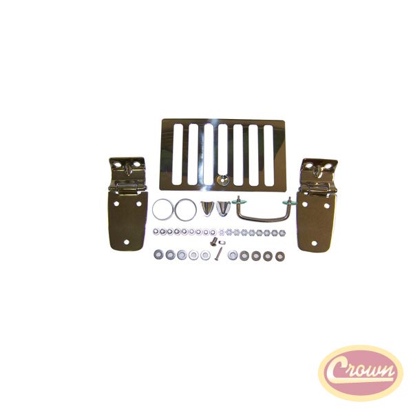 Complete Hood Set (Stainless) - Crown# RT34059
