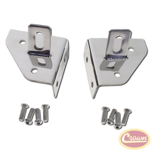 Windshield Light Mount Brackets - Crown# RT34018