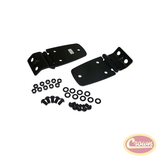 Hood Hinges (Black) - Crown# RT26045