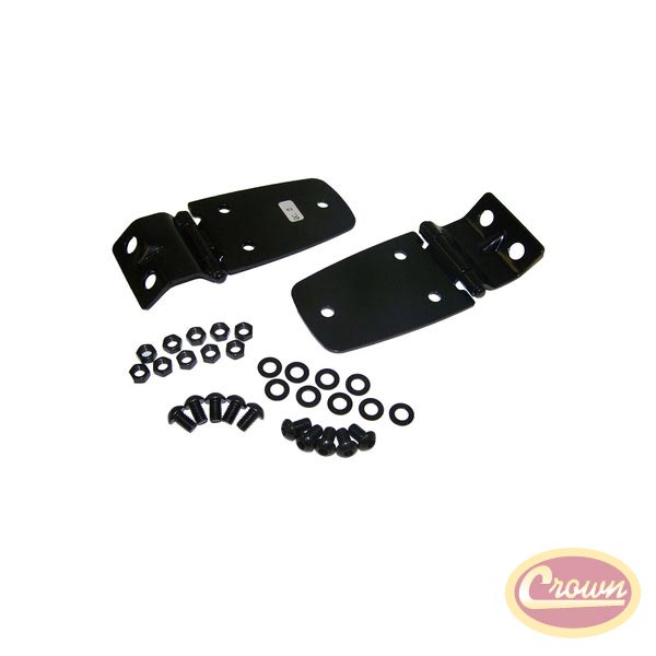 Hood Hinges (Black) - Crown# RT26045