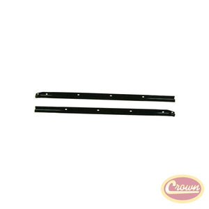 Windshield Channel, Black - Crown# RT26064