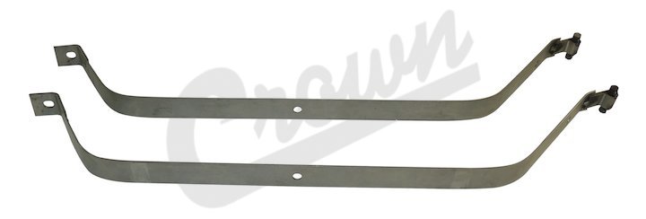 One New Fuel Tank Strap Set - Crown# 52000128K