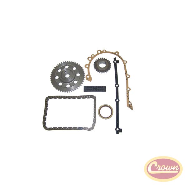 Crown Jeep 7PC Timing Kit 94-98 4.0 53020444K-E Gear Chain Gaskets Sprocket