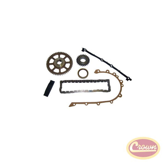 Crown Jeep 7pc Timing Kit 99-06 4.0 53020444KL Guide Sprocket Gear Chain Gasket