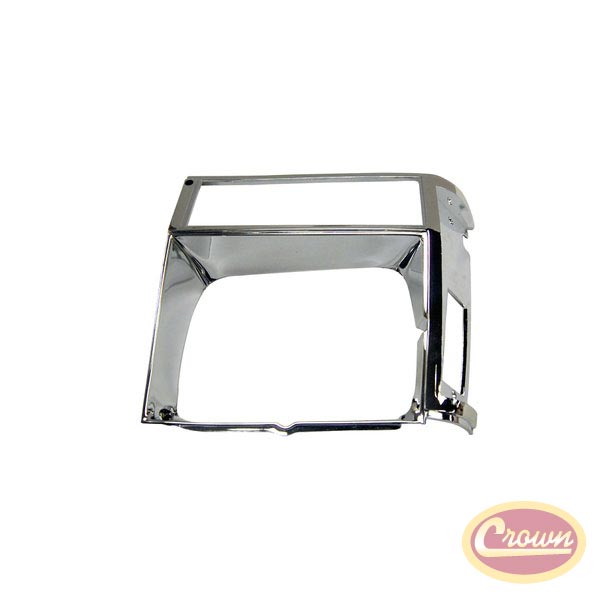Headlamp Bezel (Chrome - Right) - Crown# 55002244