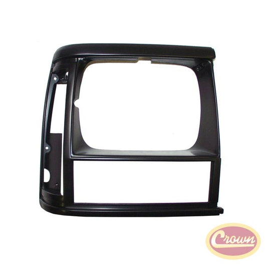 Headlamp Bezel (Black/Black - Right) - Crown# 55034074