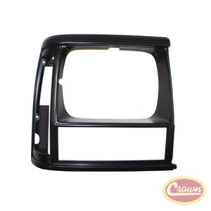 Headlamp Bezel (Black/Black - Right) - Crown# 55034074