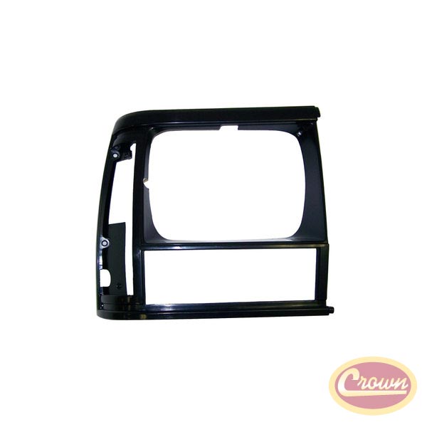 Headlamp Bezel (Flat Black/Black - Right) - Crown# 55054930