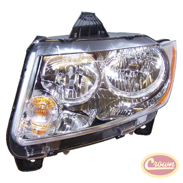 Headlamp-Crown# 55079379AE Fits 11-12 Jeep Grand Cherokee Left Side