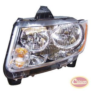 Headlamp-Crown# 55079379AE Fits 11-12 Jeep Grand Cherokee Left Side