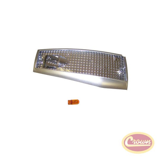 Sidemarker Lens (Chrome - Left) - Crown# RT28026