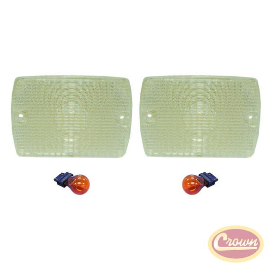 Clear Lens Parking Lamp Kit - Crown# RT28012