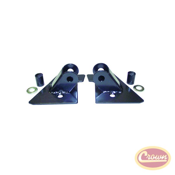 Relocation Brackets (Black) - Crown# RT30013