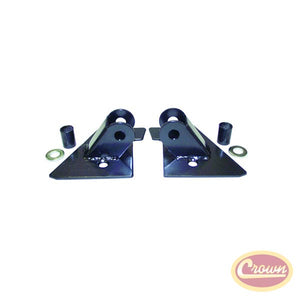 Relocation Brackets (Black) - Crown# RT30013