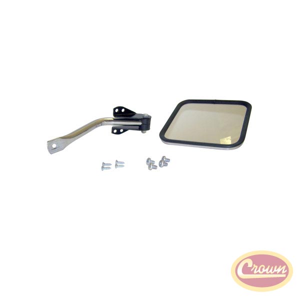 Mirror & Arm Kit (Stainless) - Crown# RT30006