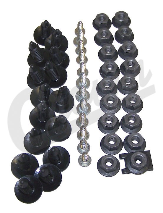 One New Fender Flare Hardware Kit - Crown# 5AGFRKIT