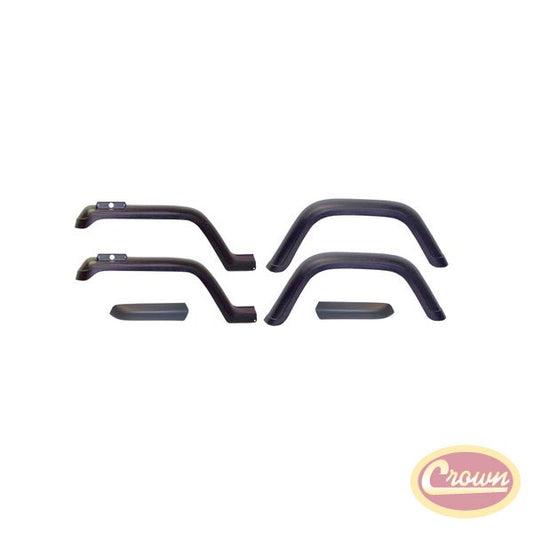 Wrangler Fender Flare Kit (6 Piece Kit) - Crown# 5AHK6