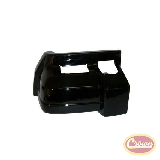 Front Bumper Cap, Left (Gloss Black) - Crown# 5DY01DX8AB