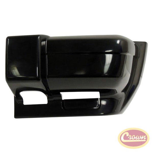 Front Bumper Cap, Left (Flat Black) - Crown# 5DY01TZZAC