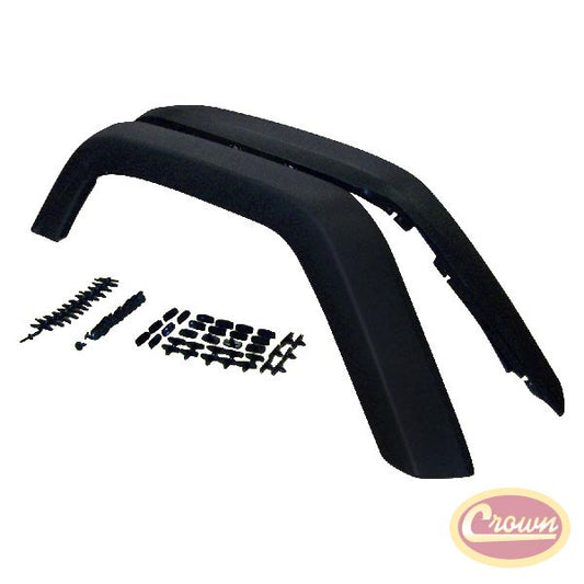 Fender Flare Kit (Rear - Black) - Crown# 5KFKRR