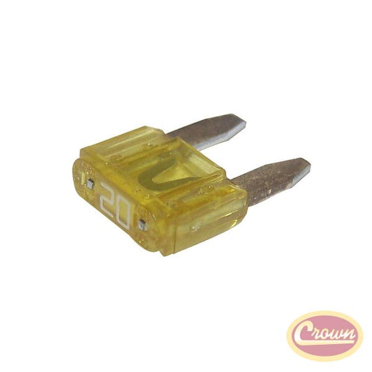 MINI Fuse, 20 Amp - Crown# 6101488