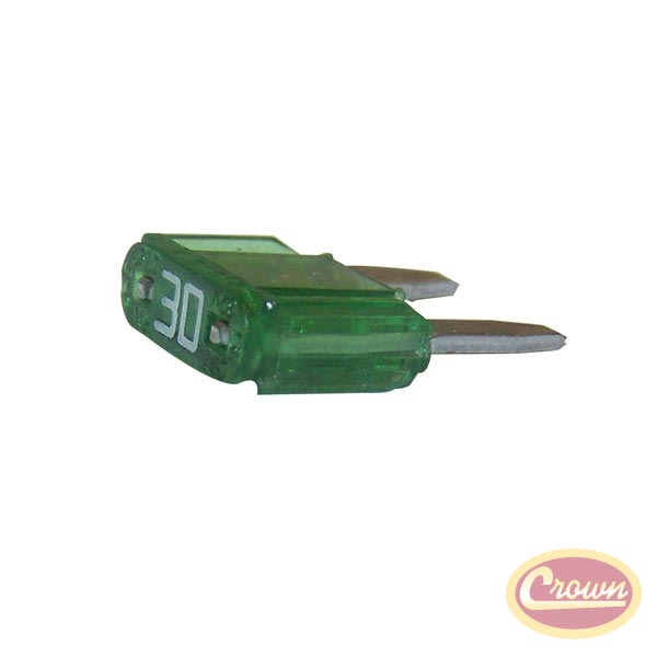 MINI Fuse, 30 Amp - Crown# 6101489