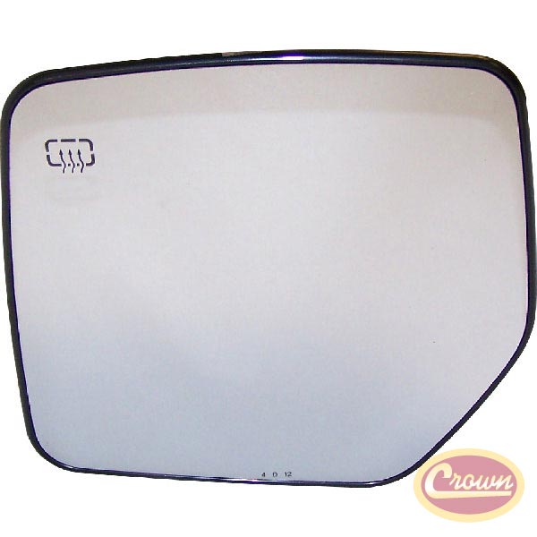 Mirror Glass & Support (Left) - Crown# 68003721AA