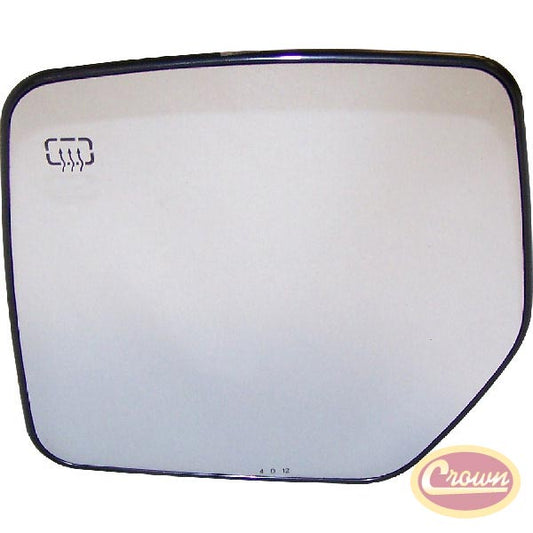 Mirror Glass & Support (Left) - Crown# 68003721AA