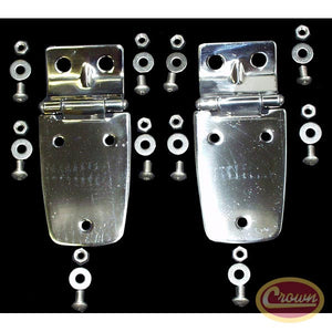 Hood Hinges (Stainless) - Crown# RT34057