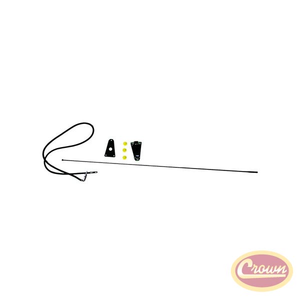 Black Antenna Kit - Crown# 82200683K