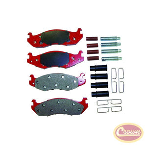 Brake Pad Master Kit - Crown# 83501167MK