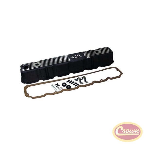 Black Aluminum Valve Cover - Crown# RT35005