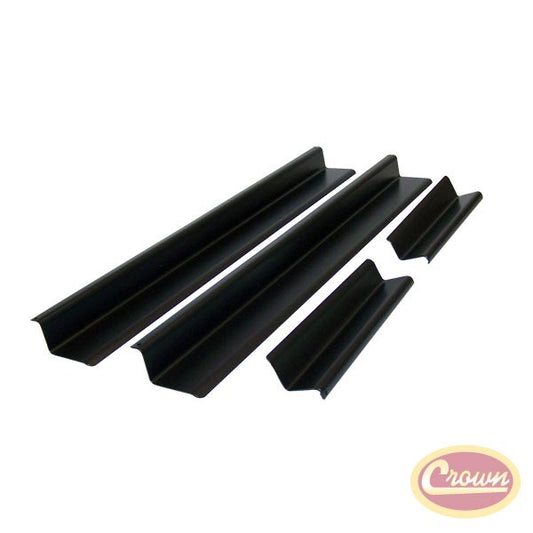 Entry Guard Set (Black - 4 Door) - Crown# RT26050