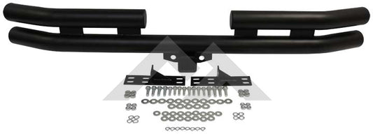 One New Black Double Tube Rear Bumper - Crown# RT20007