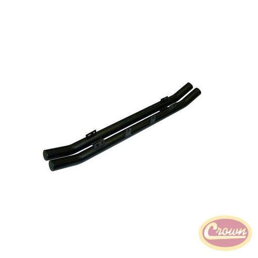 Black Double Tube Bumper (F / R) - Crown# RT20008