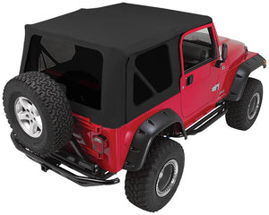 Complete Soft Top, Black Diamond (Tinted Windows) Crown CT20435T Wrangler 97-06