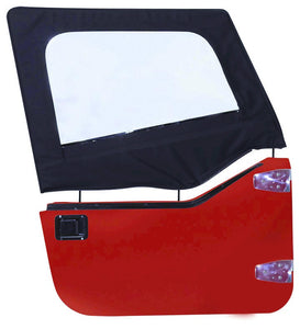 Upper Door Skins (Pair), Black Denim - Crown# DS10115