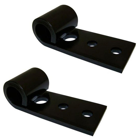 Two Front Spring Brackets, Left & Right - Crown# J5355689