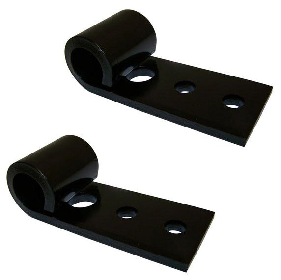 Two Front Spring Brackets, Left & Right - Crown# J5355689